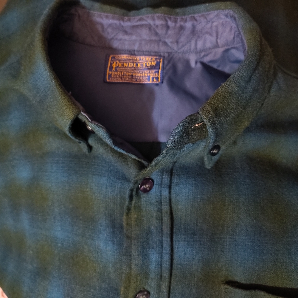 Pendleton Wool Button Down Shirt, Men, Short Slee… - image 7